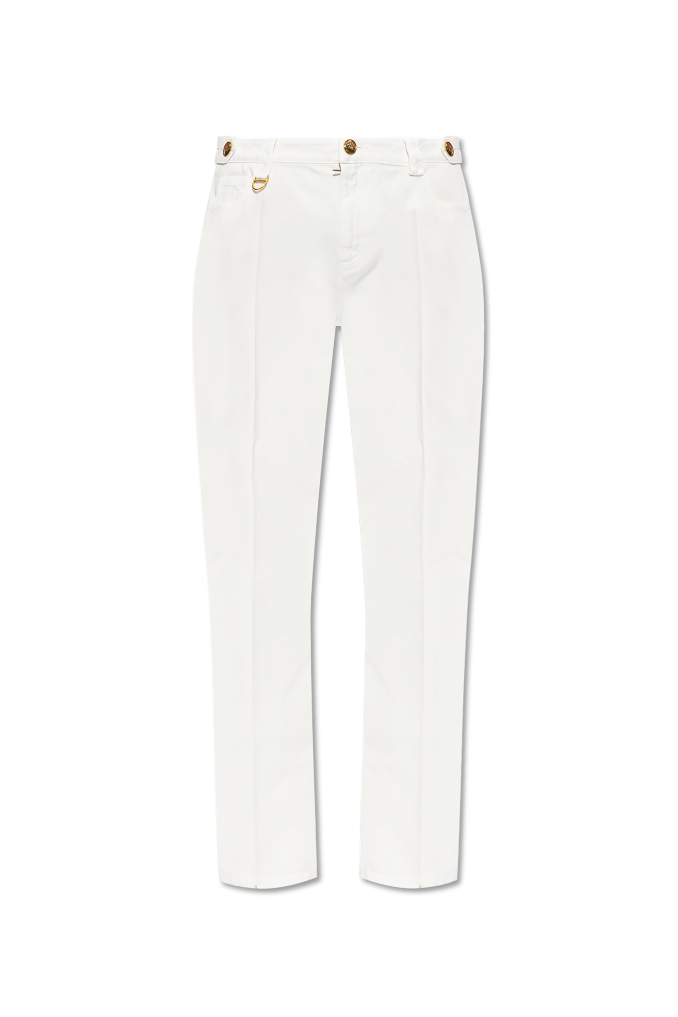 パンツ CHLOE Women Straight Pants CHC24UPA12064112 White White Straight-leg trousers Chloé - Vitkac France